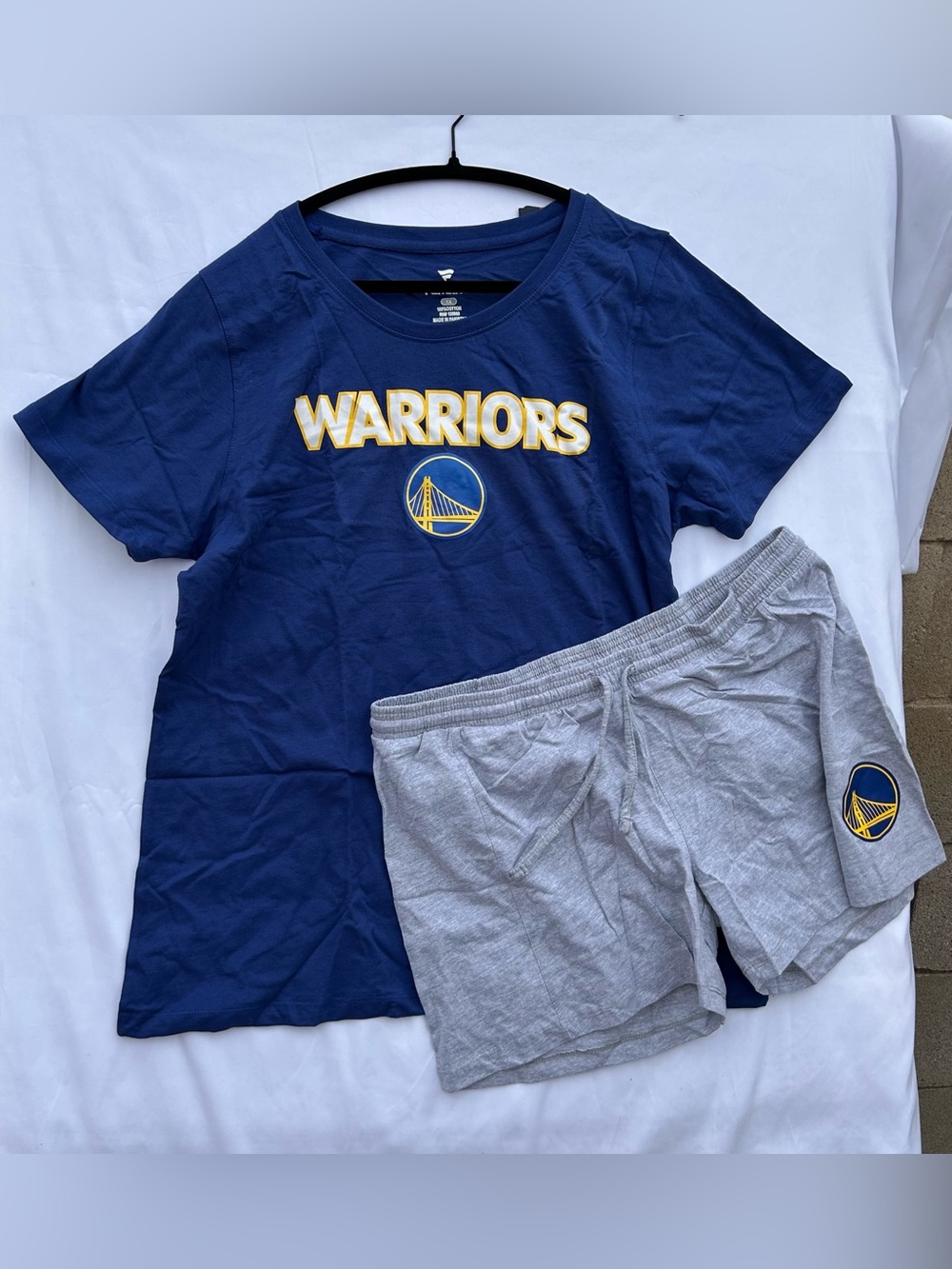 Golden State Warriors Women's T-Shirt & Shorts Combo Set